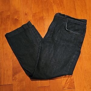 Zara Dark Blue Straight Leg Jeans